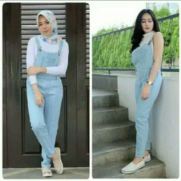 Jumpsuit Wanita Celana Kodok Baju Kodok Setelan Wanita (Tanpa Inner/Baju dalam)