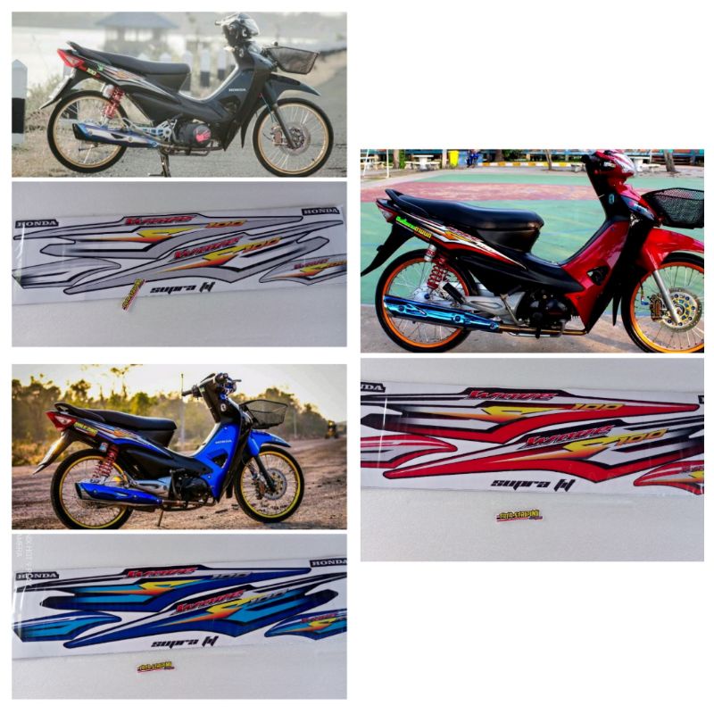 striping stiker wave 100 s wave 100 thailand