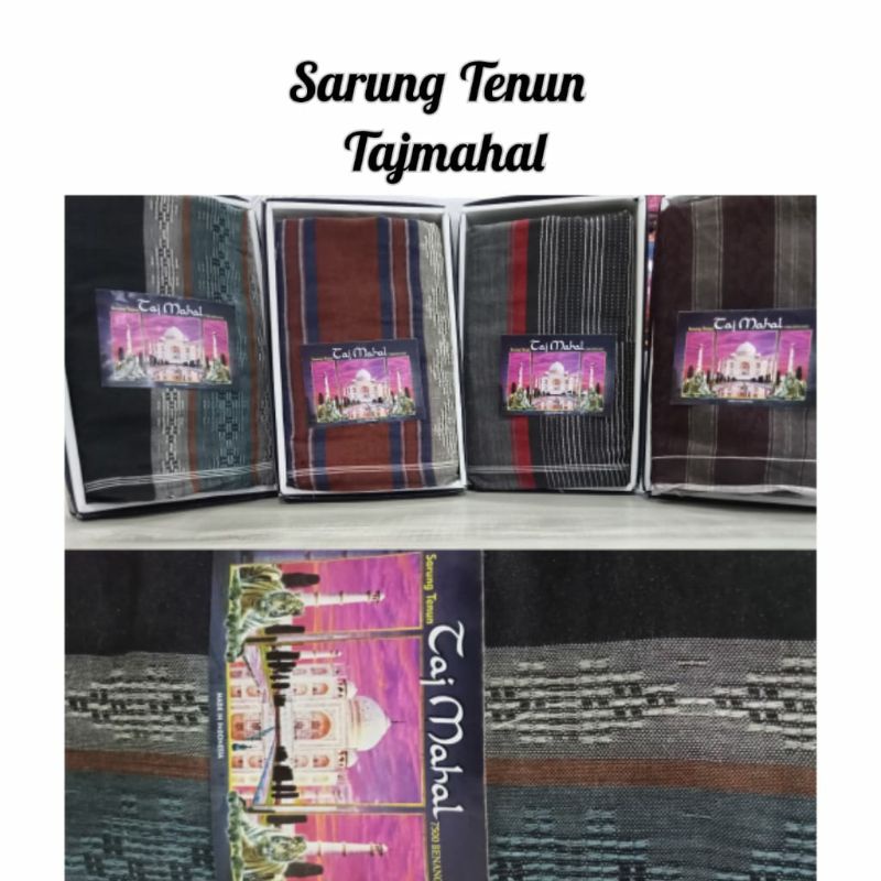 Sarung Tenun Taj'Mahal 1Dus isi 10 Grosir