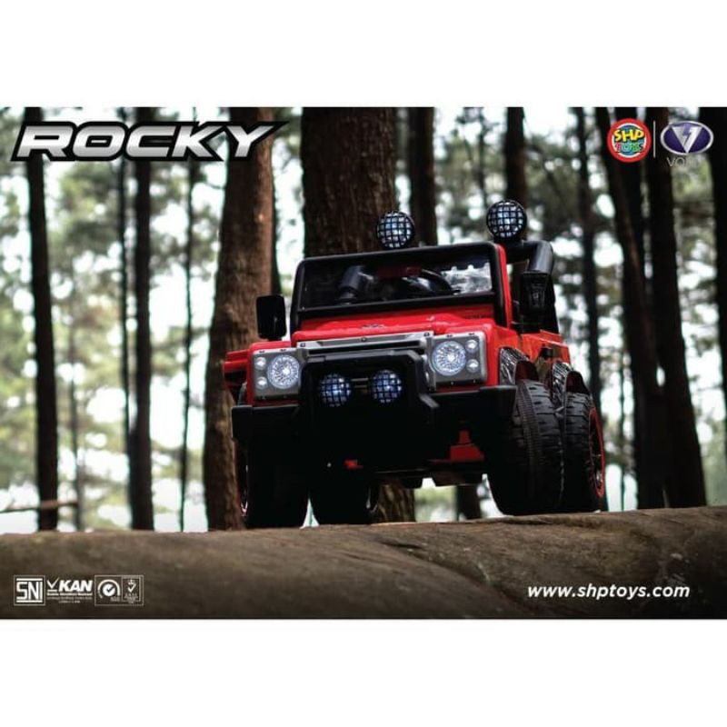 Mainan Mobil dinaiki pakai Accu Mobil Jeep Volta 5008 / Rocky