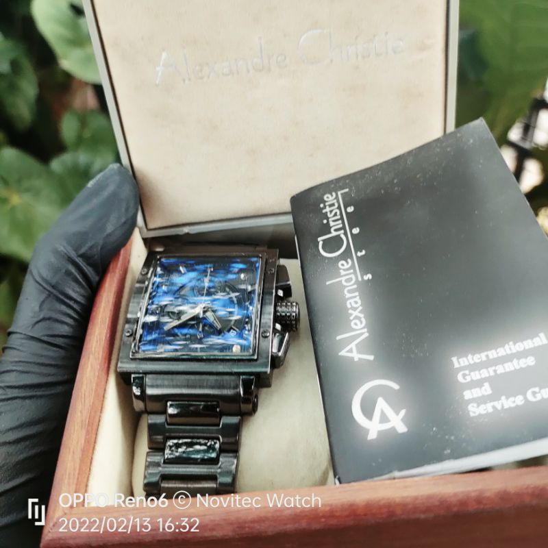 Alexandre Christie Second AC 6182MC Chronograph preloved Jam tangan pria kotak berkualitas