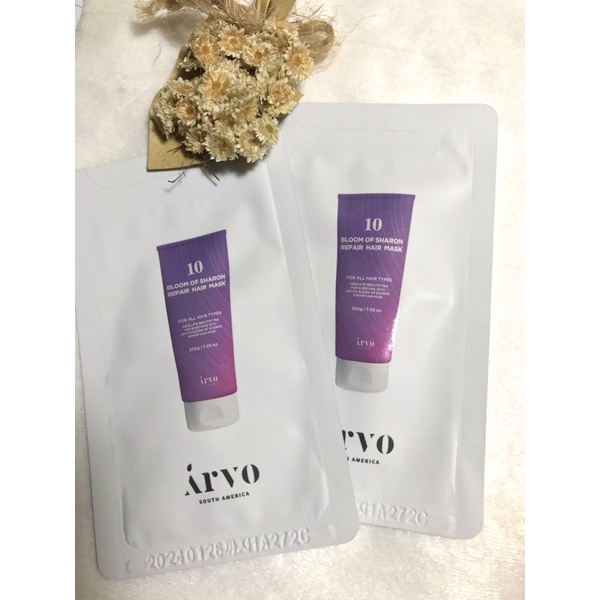 [READYSTOCK] ARVO BLOOM OF SHARON REPAIR HAIR MASK - Sample Size