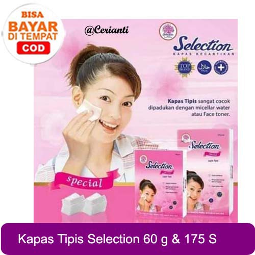 Kapas Selection Lapis Tipis 60 g 175 PCS