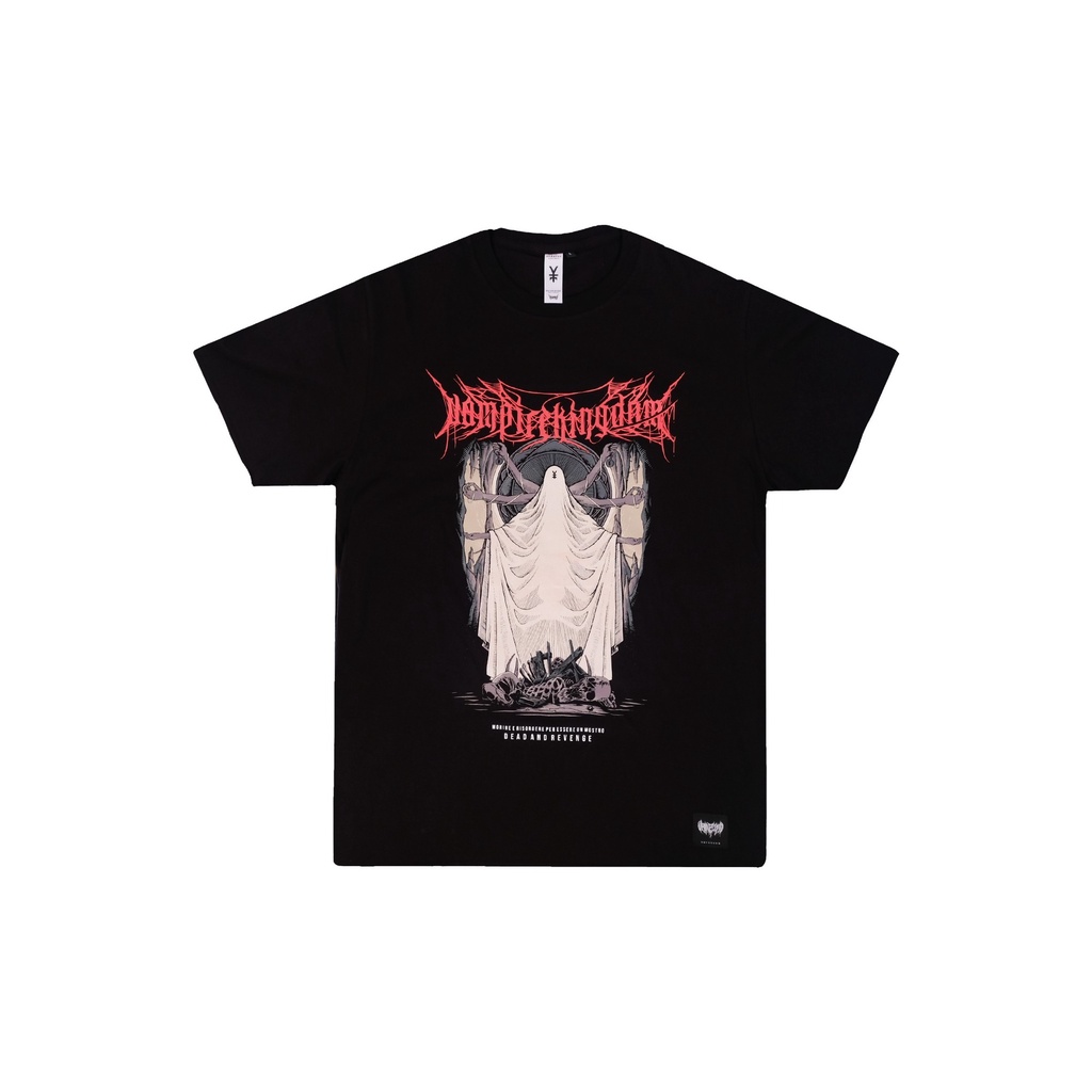 Vampire Kingdom T-shirt Kaos Pria Kaos Metal Kaos Hitam Short Sleeve Tshirt Distro Cowok | Gravia | Black