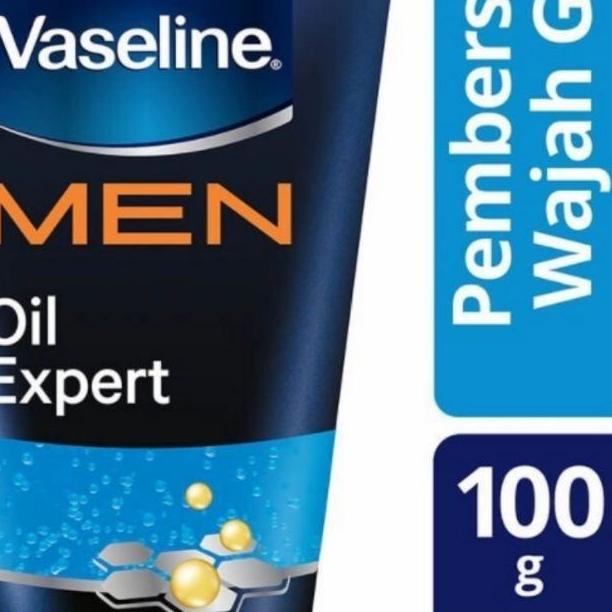 ☆ Vaseline MEN Gel Oil Expert facial wash sabun cuci muka 100 gr ✲