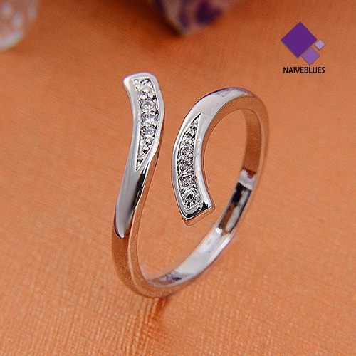 Cincin Sterling Silver Adjustable Untuk Wanita