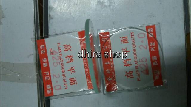 Kaca jam tangan SUPER tebal 1ml 2ml 3ml