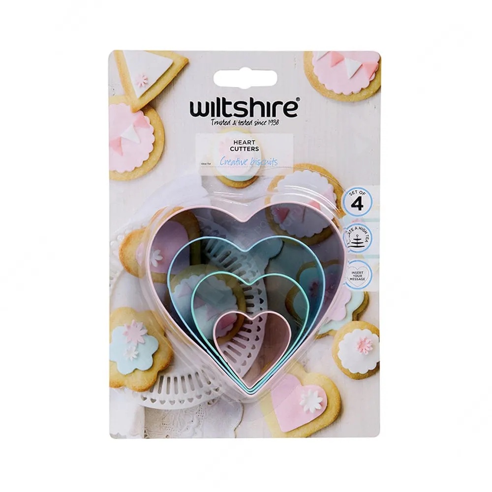 ACE Wiltshire Set 4 Pcs Cetakan Kue Bentuk Hati