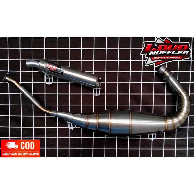 Ready Knalpot Racing R9 Echaust Type Cobra PNP Ninja RR, Ninja R, Ninja SS Suara Garing.