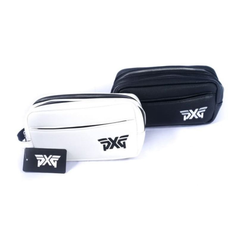 Tas Bola Original PXG Golf Pouch golf ball Limited Hitam Putih