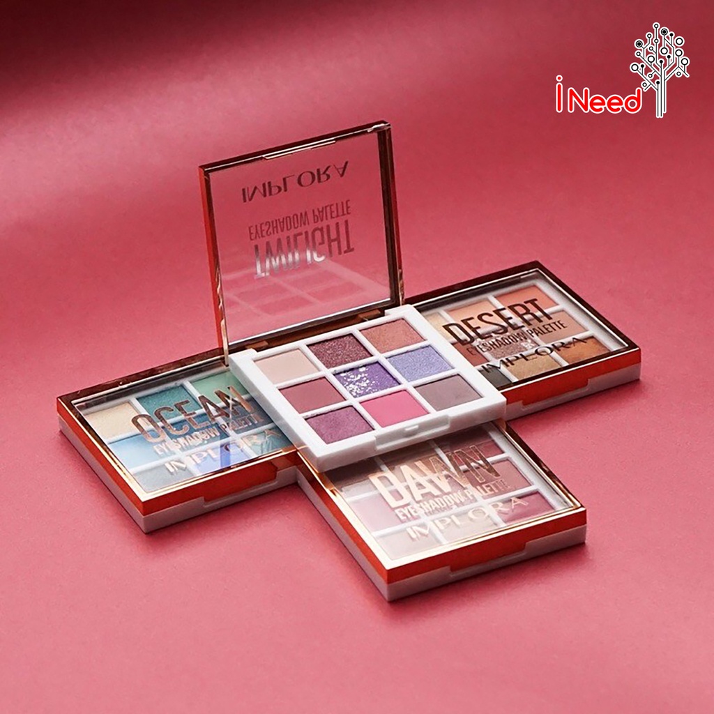 (INEED) IMPLORA EYESHADOW PALETTE (TWILIGHT/DAWN/DESERT/OCEAN)