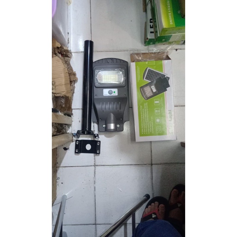 Lampu PJU Solar Cell 30 watt ALL IN ONE / Tenaga Surya PJU 30Watt With Tiang / Lampu Jalan