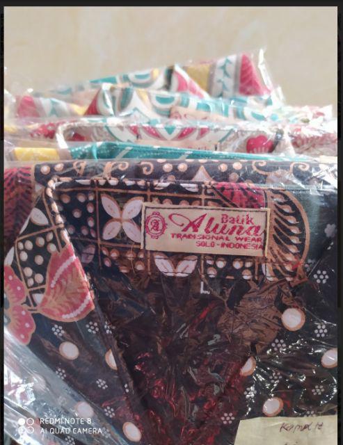 Batik Pria Lengan Panjang Premium Modern Produksi Solo Free Masker Sku 009