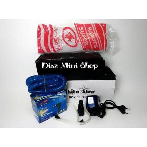 Paket Filter Aquarium Full Set Murah