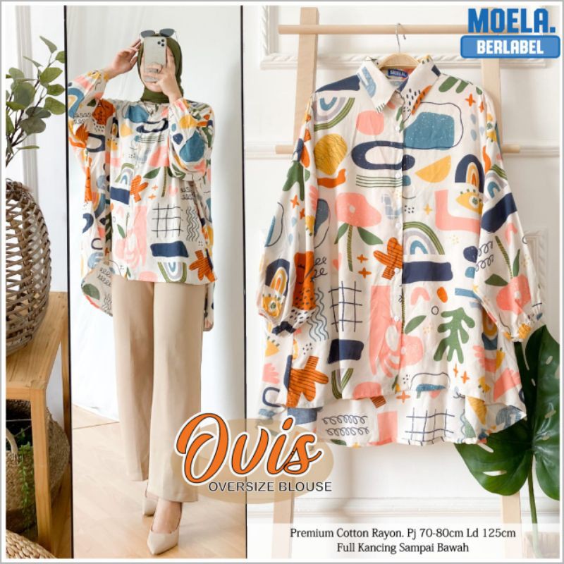 OVIS OVERSIZE BLOUSE by MOELA