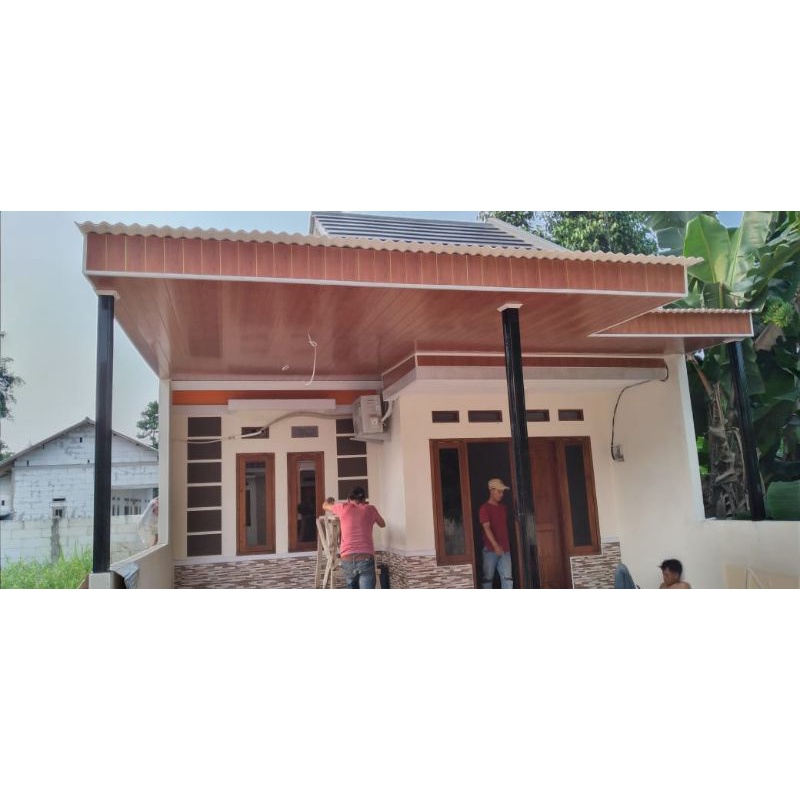 PROMO CANOPI ATAP SPANDEK+PLAPON PVC TERPASANG
