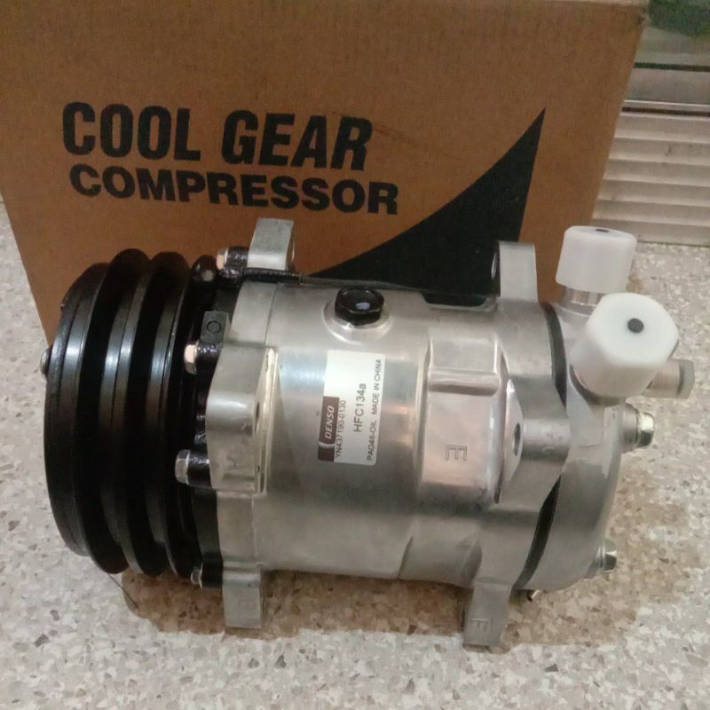 ORIGINAL KOMPRESOR COMPRESSOR AC MOBIL 508 SANDEN MERK. DENSO