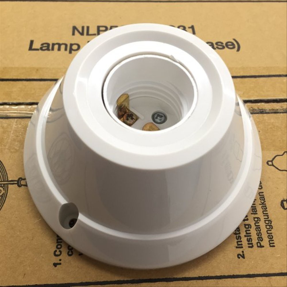 Panasonic Fitting Lampu Tempel Plafon Bulat E27 ( NLP52201)