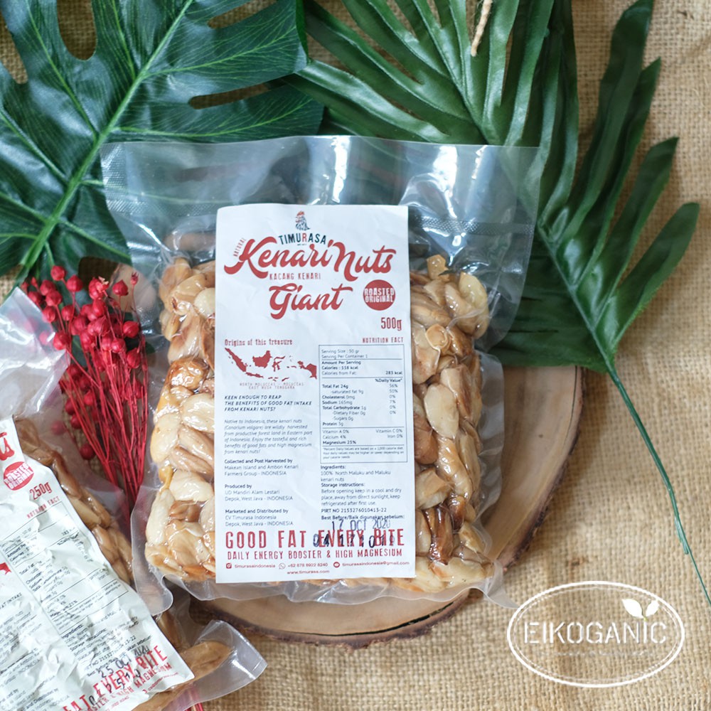 

Timurasa Kacang Kenari Panggang Original (Giant Kenari Nut Roasted) 500g