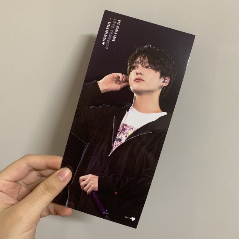 Jungkook BTS London DVD Bookmark