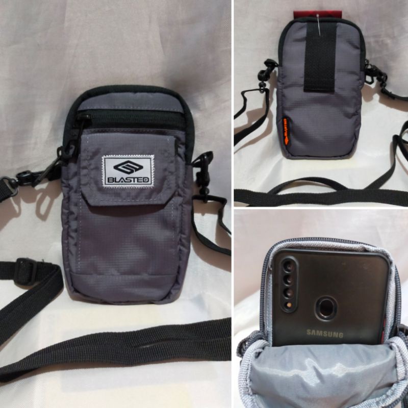 tas selempang dompet handphone - tas dompet smartphone 6 inch  Blasted  35BL67 - 35BL69 original  bisa dipasang pada ikat pinggang