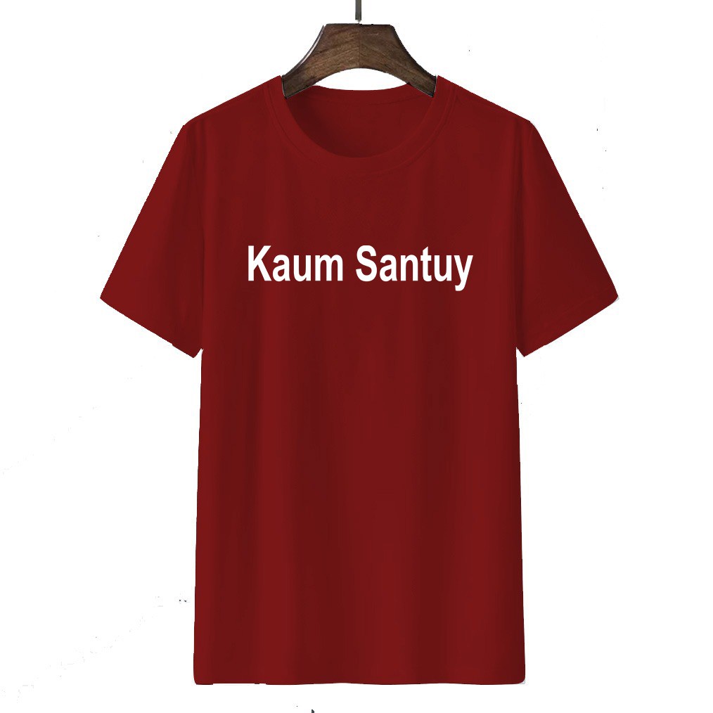 Tshirt Baju Kaos Distro Kaum Santuy / Kaos Distro Pria Wanita