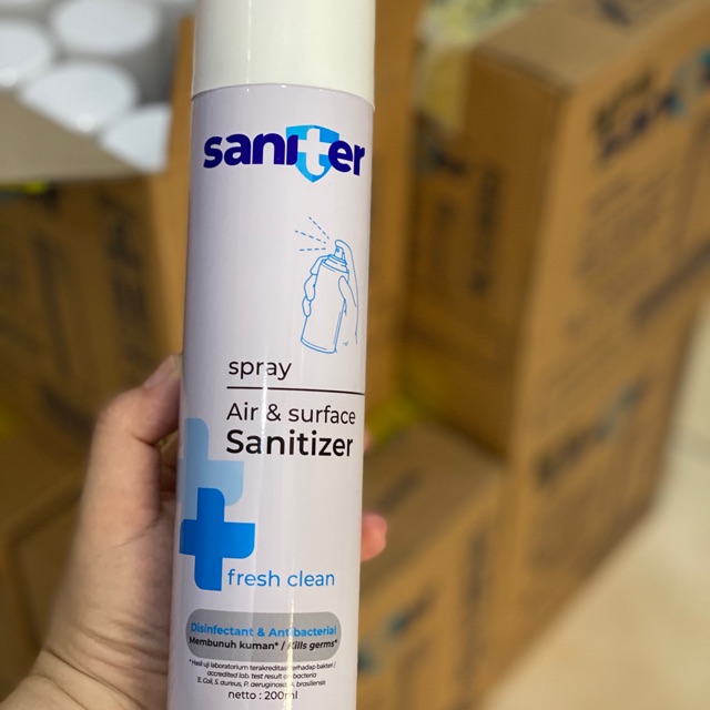 Harga Gila Saniter Spray 200ml. Air And Surface Sanitizer. Fresh Clean. k5qXqbCzOVLrp