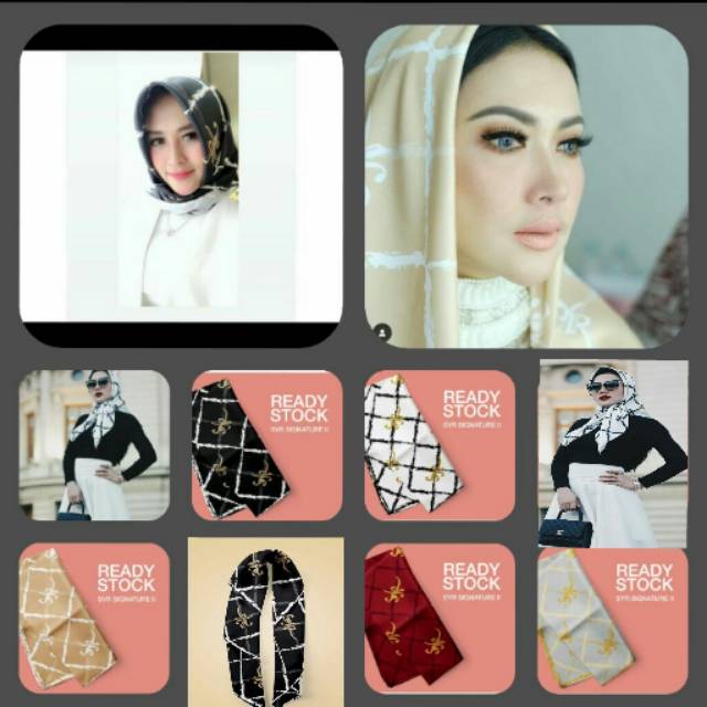 Square syahrini / hijab syahrini