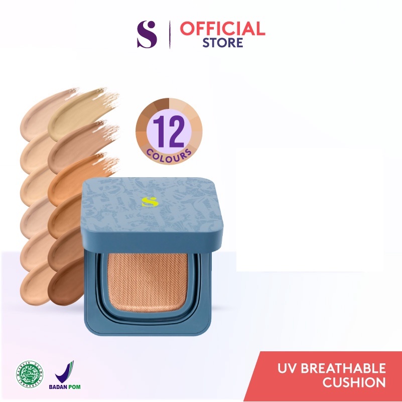 SOMETHINC HOOMAN Breathable UV Cushion Cover SPF 35 PA++++ - Cushion Matte Finish Tidak Menyumbat Pori-Pori