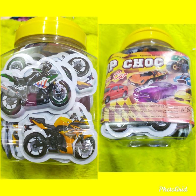 

coklat pop Choc motor isi 40pcs pusan sepeda motor enak manis snack camilan jajan makanan ringan