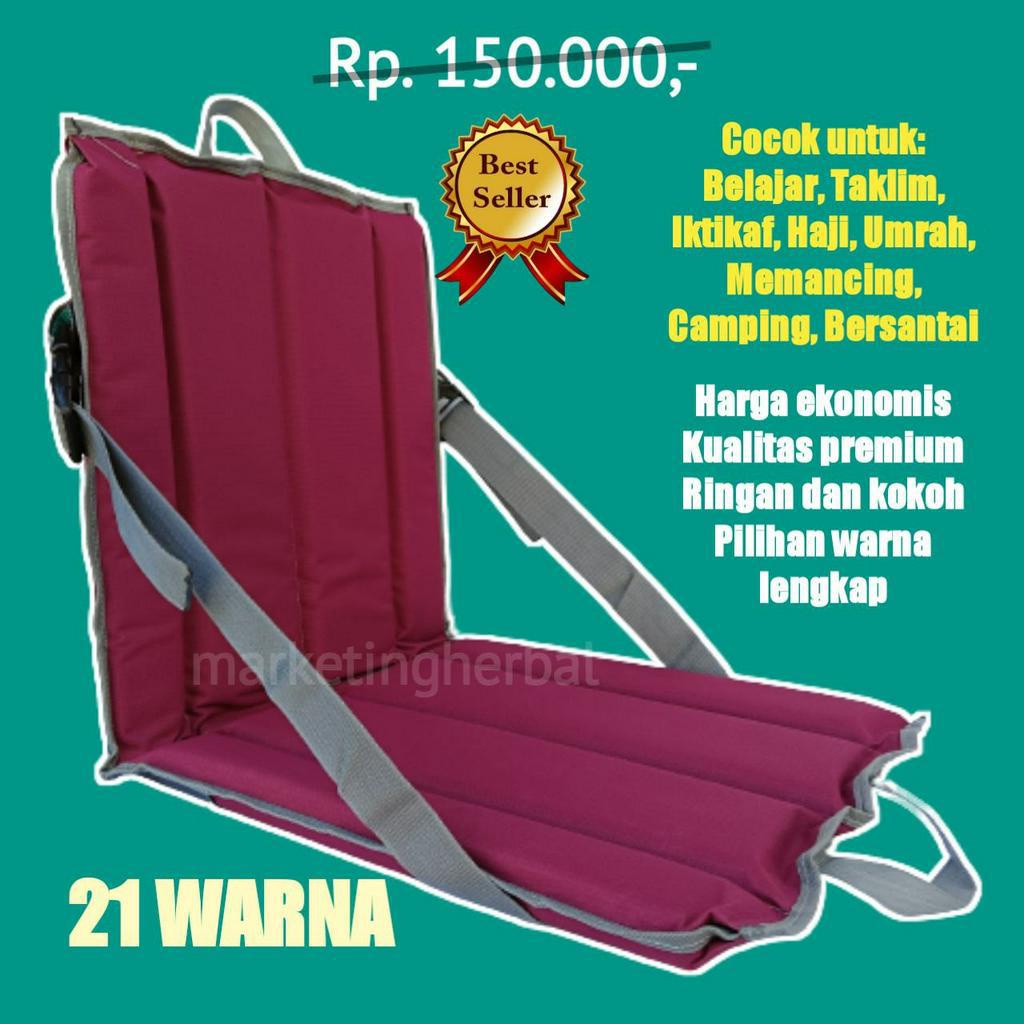Disc Kursi Lesehan Lipat / Kursi Lantai Lipat / Kursi Malas Lipat / Kursi Portable