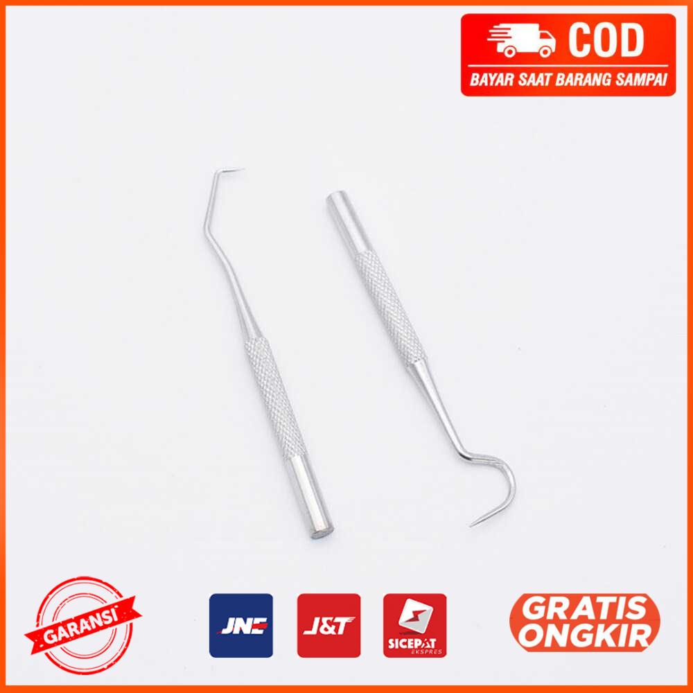 Tusuk Gigi Stainless Steel Toothpick Set TP0554