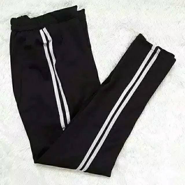 SCUBA PANTS DOUBLE LIST/CELANA LIST STRIP HITAM PUTIH