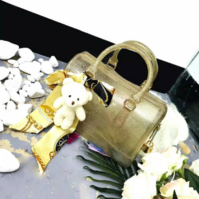 Tas jelly gliter tabung