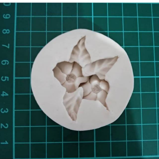 Cetakan silikon clay jenis bunga anggrek