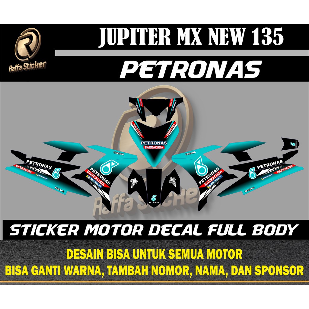 dekal stiker jupiter mx new decal jupiter mx 135 decal jupiter mx new stiker jupiter mx 135 petronas