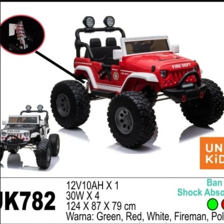 Unikid Rubicon Big Foot UK782 / Mainan Mobil Aki Anak / Mainan Anak