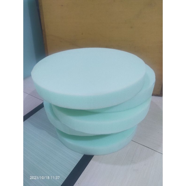 busa Refill bantal duduk tebal 5cm kursi kayu rotan besi bulat