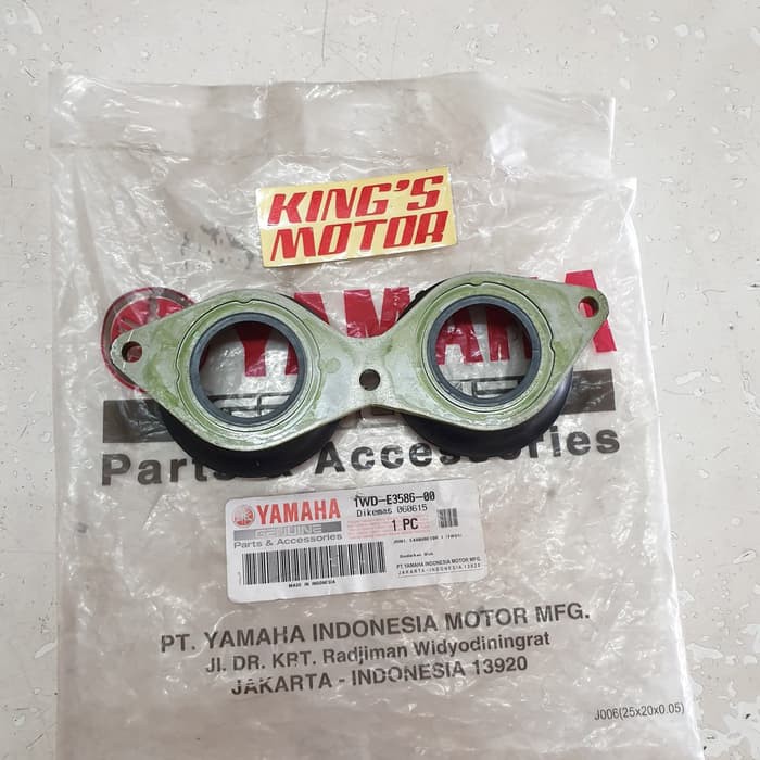 karet manipol, intake, joint R25, MT-25 (1WD E3586) asli yamaha