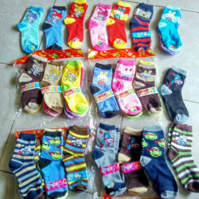 Grosir kaos kaki anak tk murah