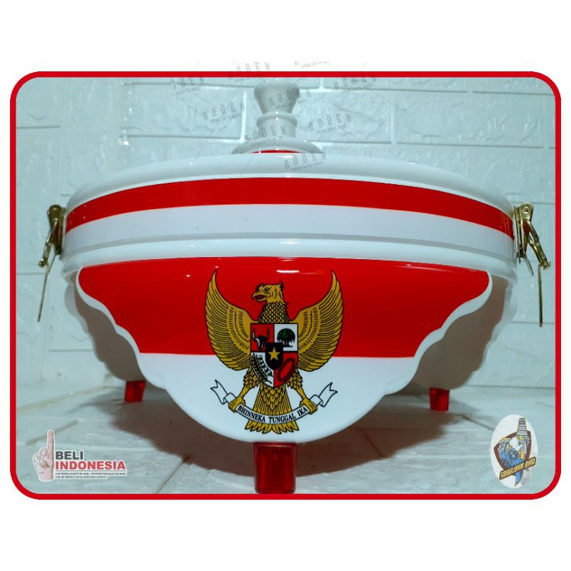 TEBOK LOVEBIRD PVC MOTIF GARUDA BENDERA INDONESIA lb love bird stiker decal pernis gloss COD
