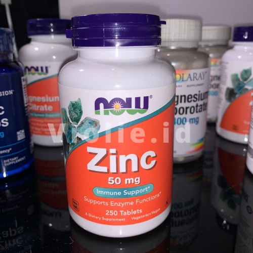 Now Zinc 50 mg 250 tablet zinc 50mg ORI USA