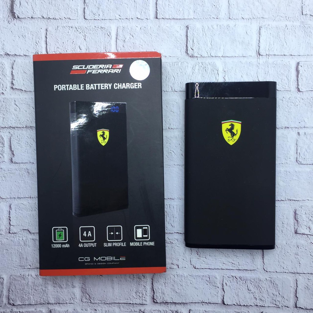 Ferrari Portable Battery Charger 12000mAh,Bisa COD