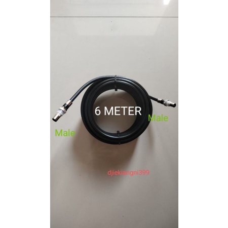 kabel antena rg6 premier connector belden 6meter male to male