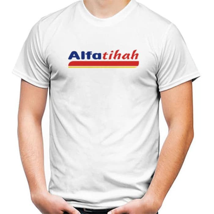 Kaos Baju Obral Combed 30S Distro Alfamart Alfa Mart ALFATiHAH Islami