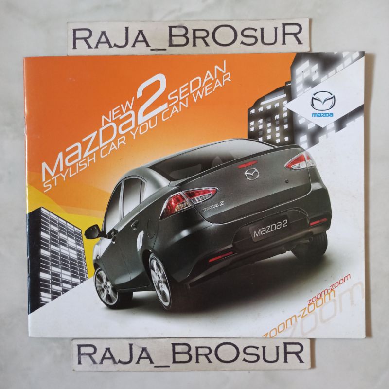 Poster brosur katalog booklet Mazda2/Mazda 2 Sedan