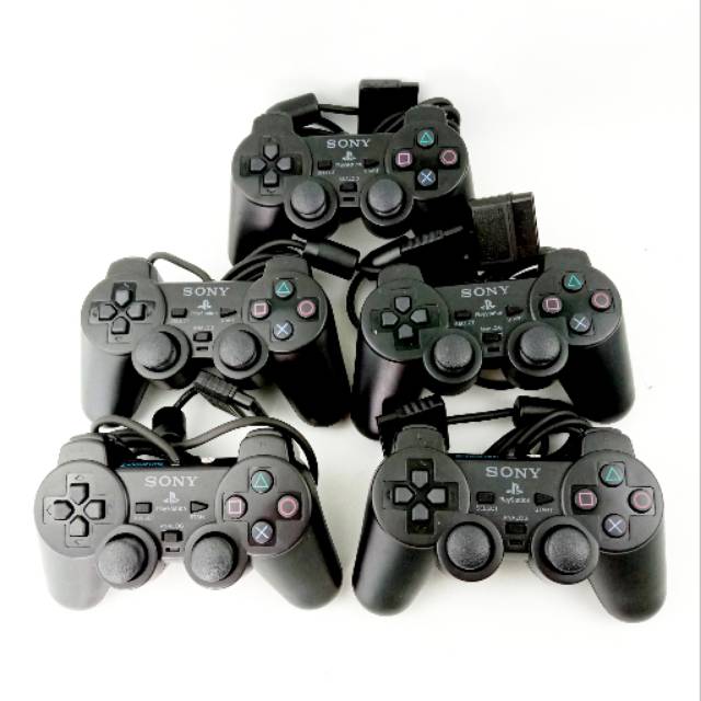 Stik PS2 TW Hitam 1kg isi5 / joystick ps2 hitam