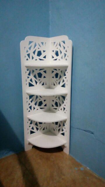 Rak Sudut Vintage Diy Dekorasi Susun Portable Shabby Chic Ruang Tamu Buku Kamar Pajangan