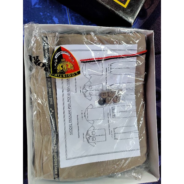 Bahan seragam pdl  polri - satpam