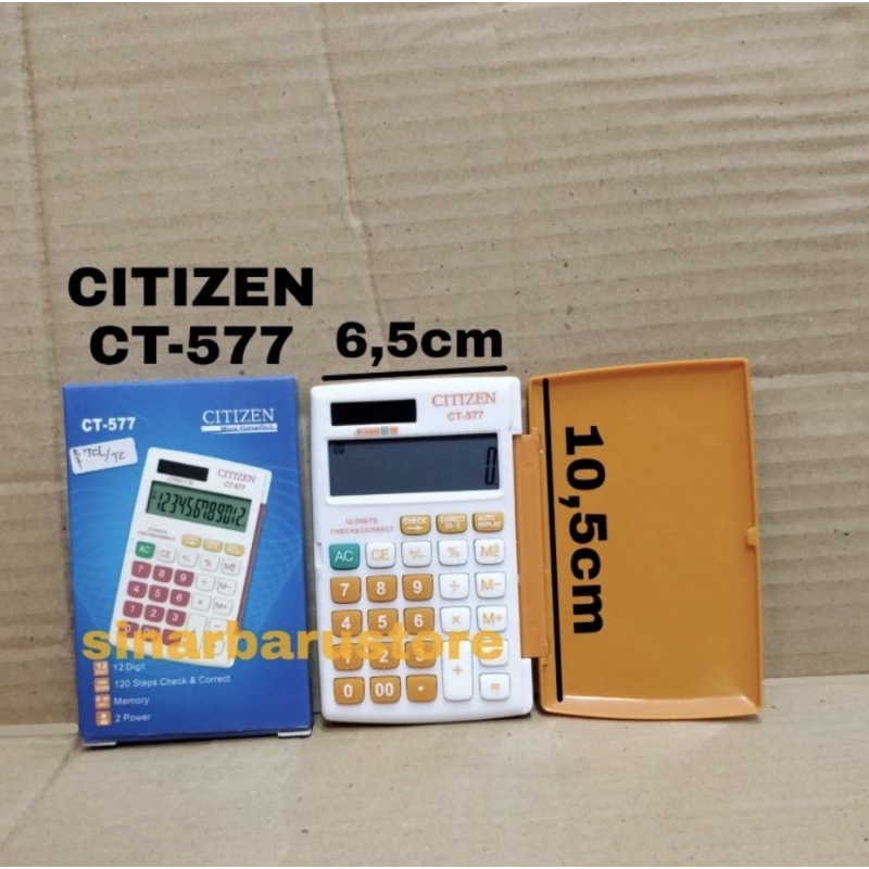 

Kalkulator/Calculator Saku 12 Digit Citizen CT-577 KW